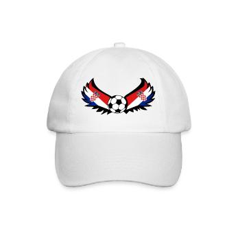 Football Croatie - Casquette classique - blanc/blanc - Devant