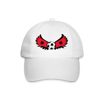 Fussball Albanien - Baseballkappe - Weiß/Weiß - Vorne