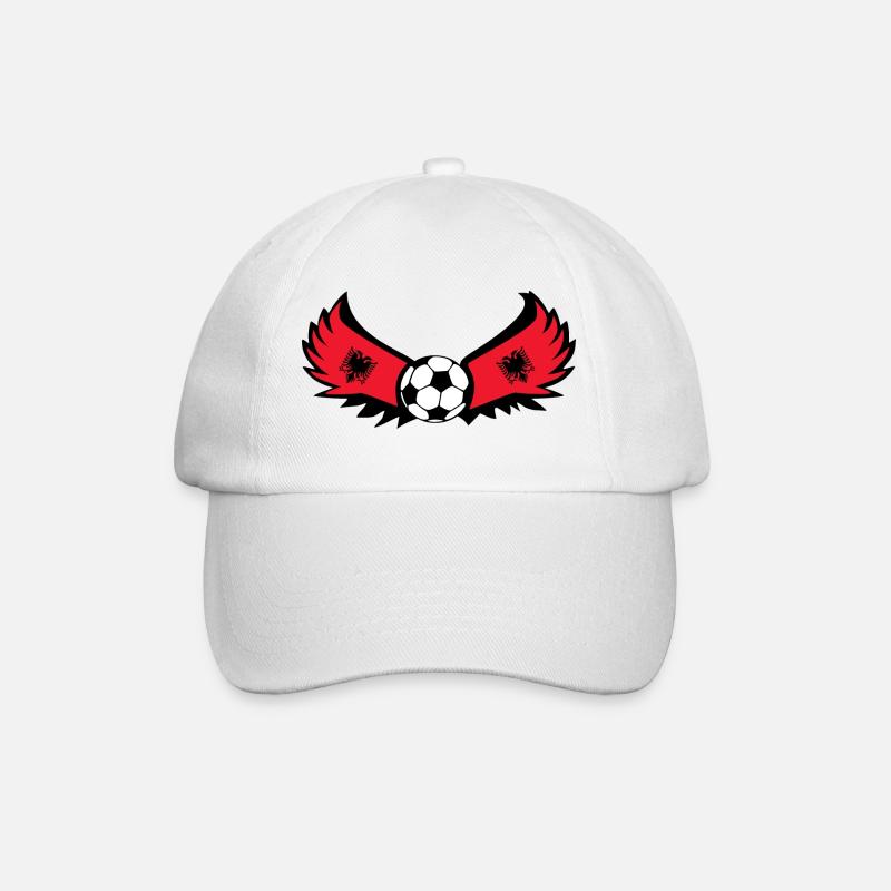 Soccer Albania - Baseball Cap - white/white