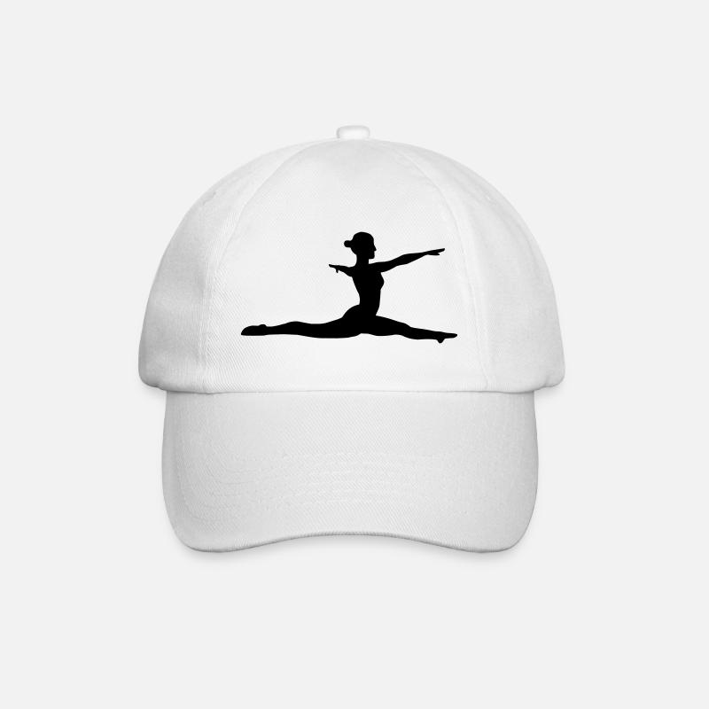 Gymnastik Mädchen - Baseballkappe - Weiß/Weiß