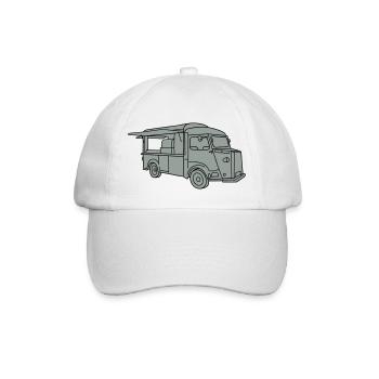Foodtruck streetfood 2 - Baseball Cap - white/white - Front