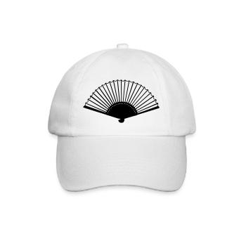 Fächer - Baseballkappe - Weiß/Weiß - Vorne