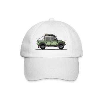 Defender 110 - Offroad double cab - Baseball Cap - white/white - Front