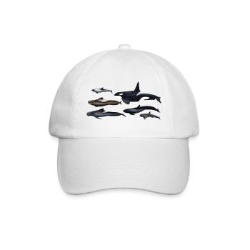 Blackfish - Orcas - Calderones - globicéphales - Casquette classique - blanc/blanc - Devant