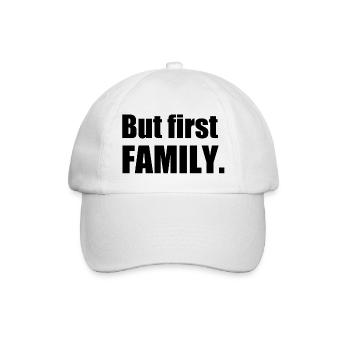family - Baseball Cap - white/white - Front