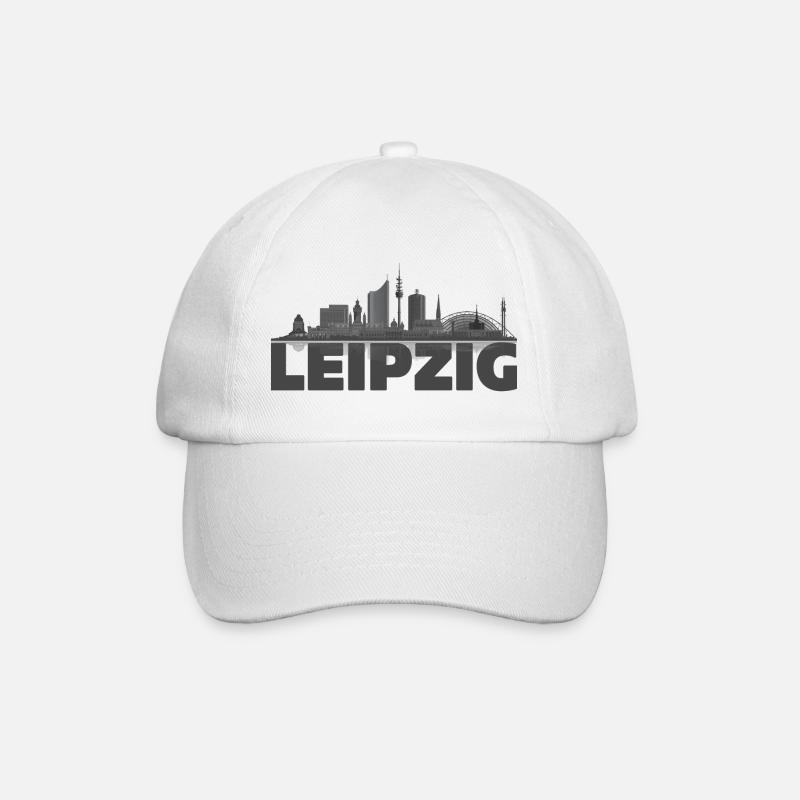 Leipzig 03 - Baseballkappe - Weiß/Weiß