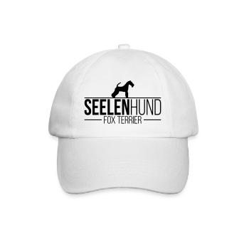 FOX TERRIER Seelenhund Hund Hunde Wilsigns - Baseballkappe - Weiß/Weiß - Vorne