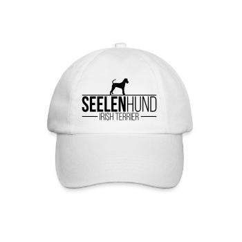 IRISH TERRIER Seelenhund - Baseballkappe - Weiß/Weiß - Vorne