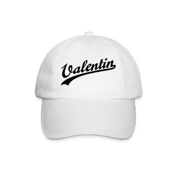 Valentin - Baseballkappe - Weiß/Weiß - Vorne