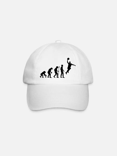 evolution_basketball___f1 - Baseballkappe - Weiß/Weiß