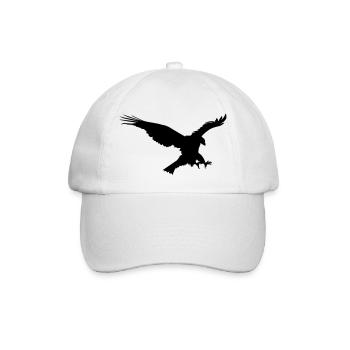 Adler anflug - Baseballkappe - Weiß/Weiß - Vorne