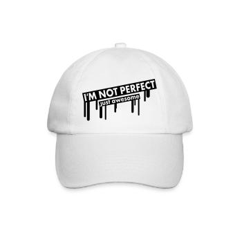 perfect_awesome_graffiti - Baseball Cap - white/white - Front