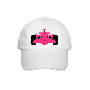 F1 # 4 - Baseballkappe - Weiß/Weiß - Vorne
