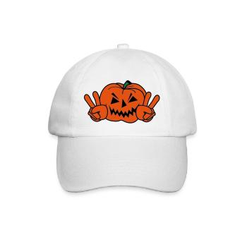 hallowe'en - Baseball Cap - white/white - Front