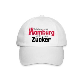 Je suis de Hambourg - Casquette classique - blanc/blanc - Devant