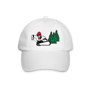 bûcheron - Casquette classique - blanc/blanc - Devant