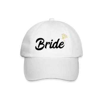 Mariée mariée t-shirt I Bachelorette Party JGA - Casquette classique - blanc/blanc - Devant
