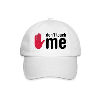 don't touch me - Casquette classique - blanc/blanc - Devant