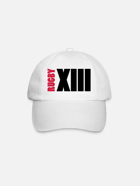 RUBGY XIII - Casquette classique - blanc/blanc