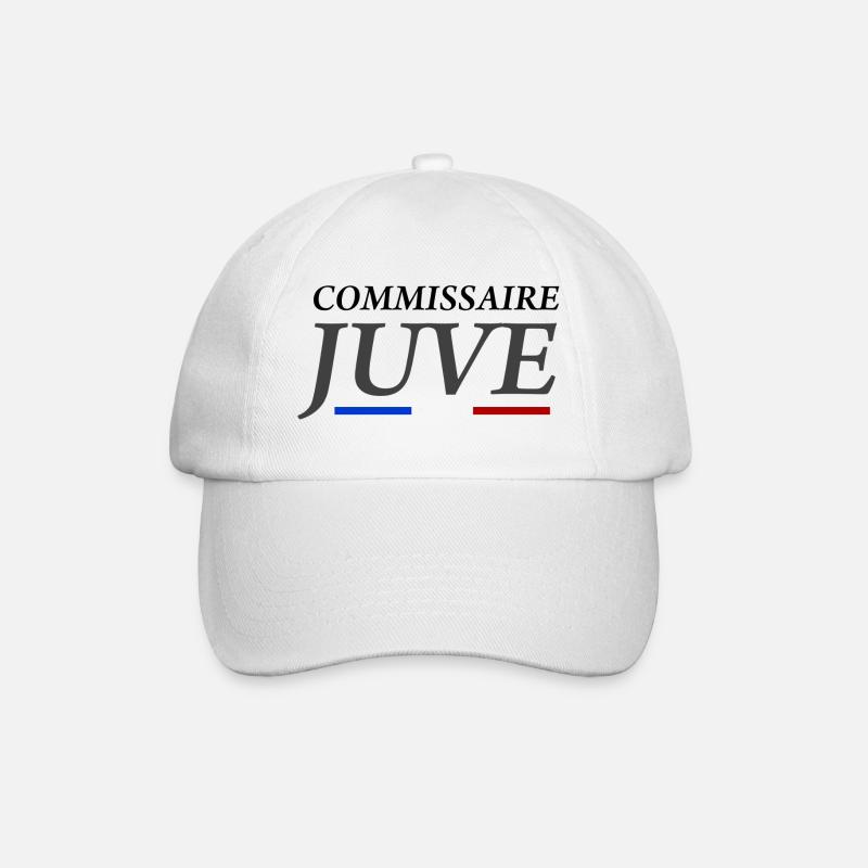 Commissaire Juve - Casquette classique - blanc/blanc