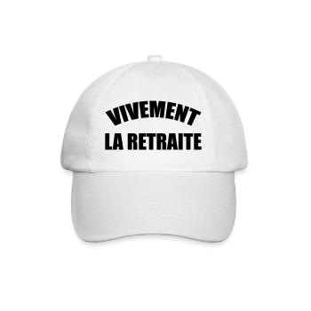 Strongly Retreat! - Baseball Cap - white/white - Front