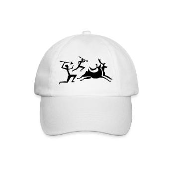 Chasseur de peintures rupestres - Casquette classique - blanc/blanc - Devant