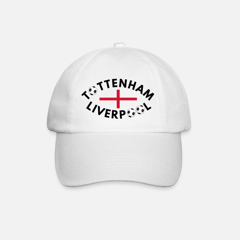 Tottenham liverpool - Baseballkappe - Weiß/Weiß
