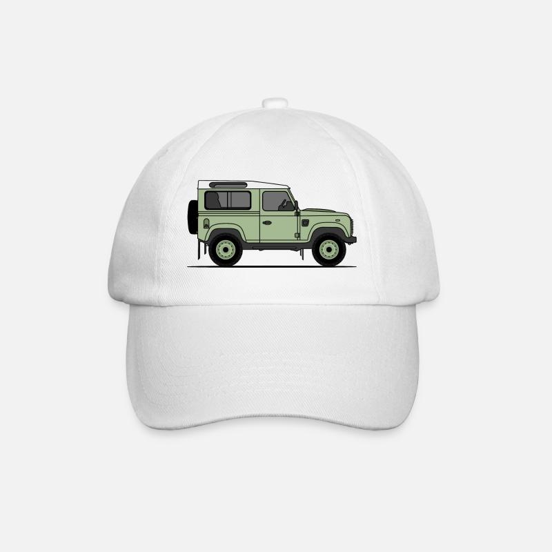 Defender 90 - Baseball Cap - white/white
