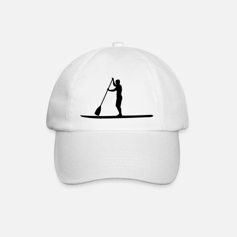 SUP Rider - Baseballkappe - Weiß/Weiß