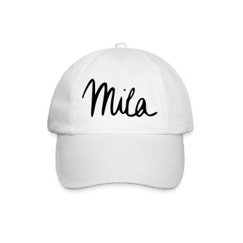 Mila - Baseballkappe - Weiß/Weiß - Vorne