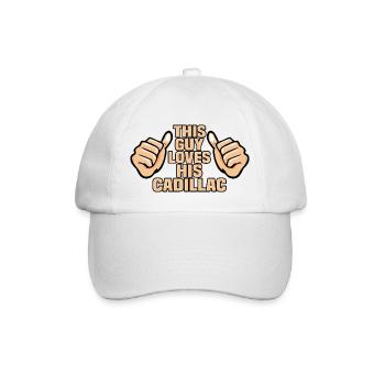 CE GARS AIME SON CADILLAC - Casquette classique - blanc/blanc - Devant