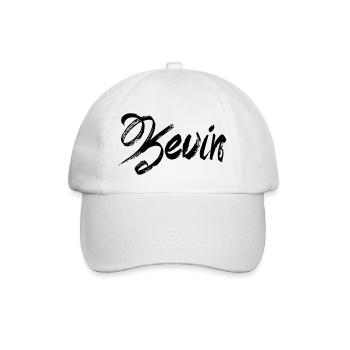 Kevin - Baseball Cap - white/white - Front