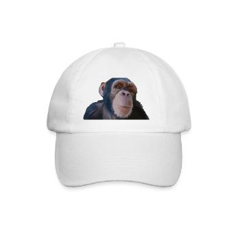 Singe mignon - Casquette classique - blanc/blanc - Devant