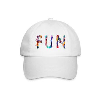 fun - Baseball Cap - white/white - Front