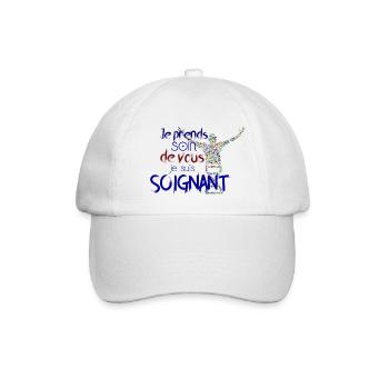 soin de vous - Casquette classique - blanc/blanc - Devant