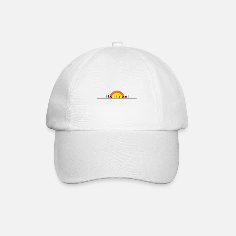 Horizont - Baseballkappe - Weiß/Weiß