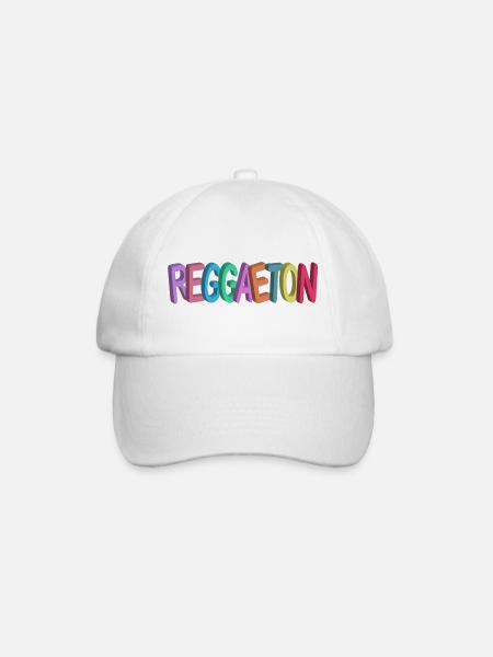 Reggaeton - Baseball Cap - white/white