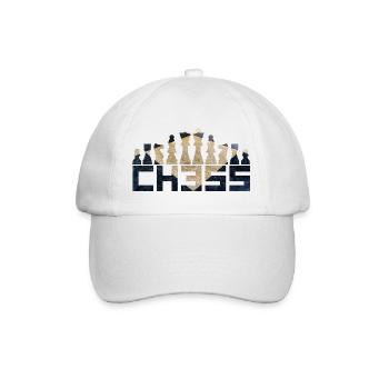 Schach - Baseballkappe - Weiß/Weiß - Vorne