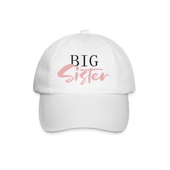 big sister - Baseball Cap - white/white - Front