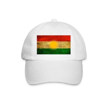 Kurdistan - Baseball Cap - white/white - Front