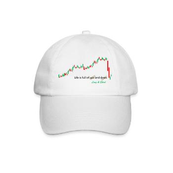 vie pleine de long court - Casquette classique - blanc/blanc - Devant
