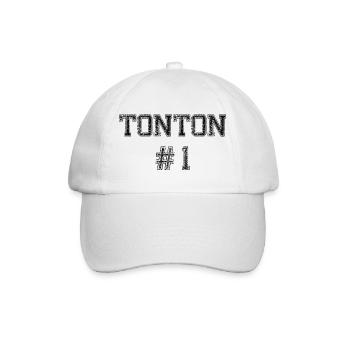 Tonton #1 - Casquette classique - blanc/blanc - Devant