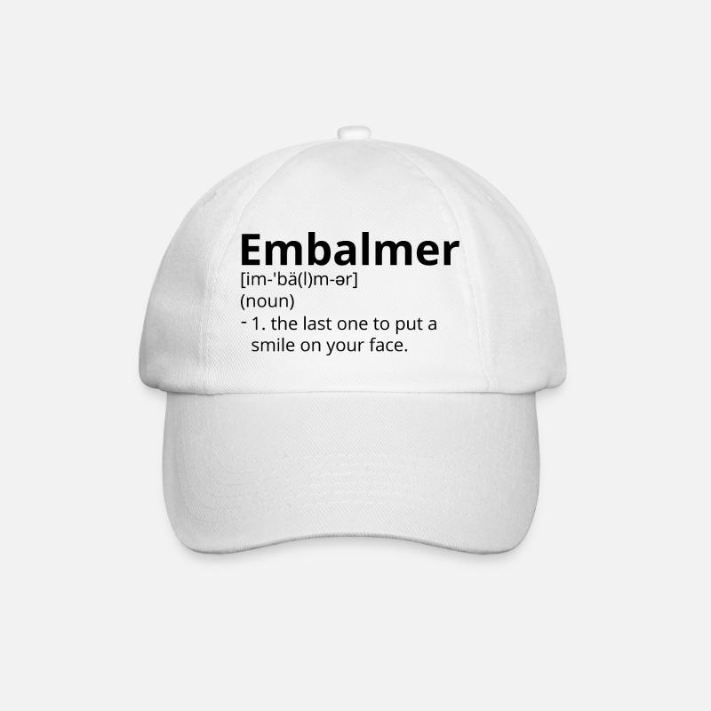 Embalmer Definition Description - Casquette classique - blanc/blanc