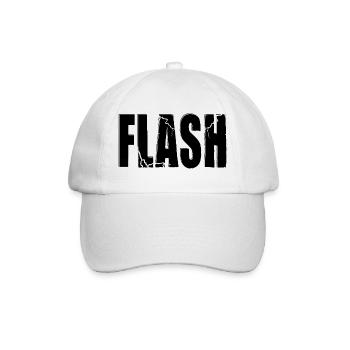 FLASH CLAIM with flash - Baseball Cap - white/white - Front