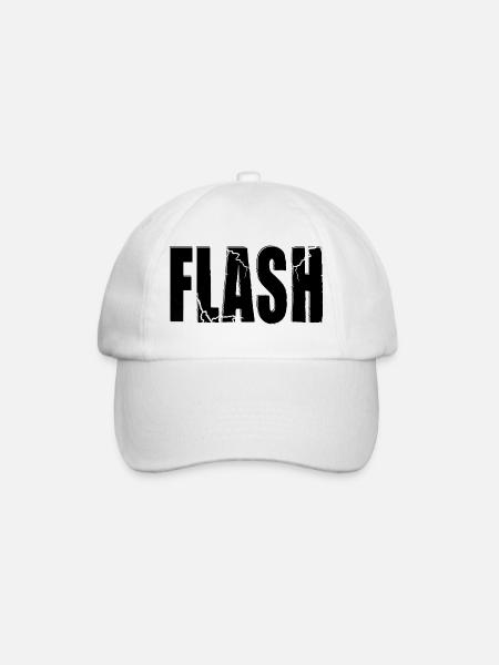 FLASH CLAIM mit Blitz - Baseballkappe - Weiß/Weiß
