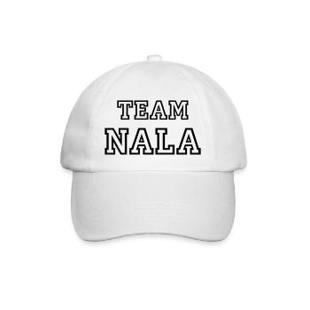 TEAM NALA Nom du chien TeamTricot - Casquette classique - blanc/blanc - Devant
