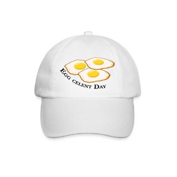 Egg celent Day - Baseballkappe - Weiß/Weiß - Vorne