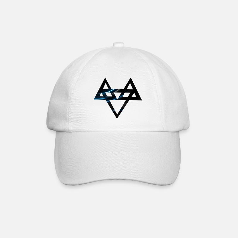 Neffex 3D 3 Bleu2 - Casquette classique - blanc/blanc