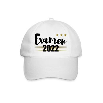 Examen 2022 gold - Baseballkappe - Weiß/Weiß - Vorne
