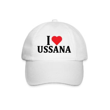 T-shirt Io amo Ussana t-shirt Sardegna - Baseball Cap - white/white - Front